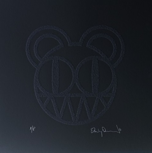 Diamond Heist Bear (Black) by Stanley Donwood