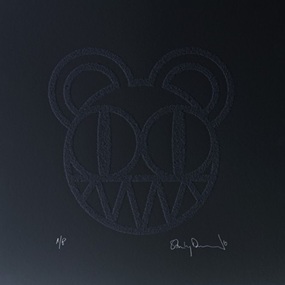 Diamond Heist Bear (Black) by Stanley Donwood