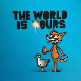 The World Is Ours (Blue) by Mau Mau