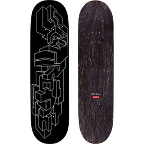 Delta Logo Skateboard (Black) by Boris Tellegen
