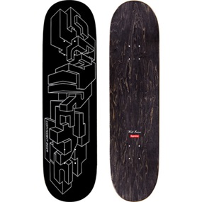 Delta Logo Skateboard (Black) by Boris Tellegen