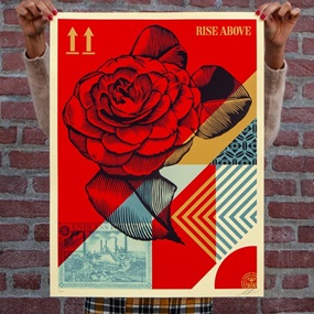 Rise Above Flower by Shepard Fairey