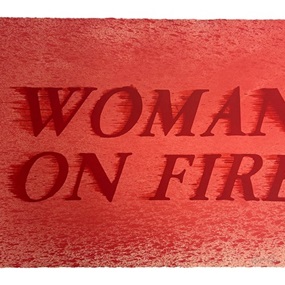Woman On Fire by Ed Ruscha