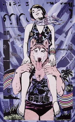 Paradise (Purple) by Faile