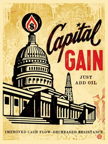 Capital Gain  by Shepard Fairey