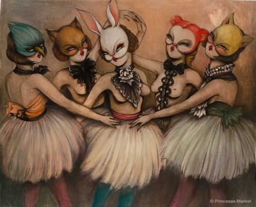Bailarinas V (Queen-Sized Edition) by Miss Van