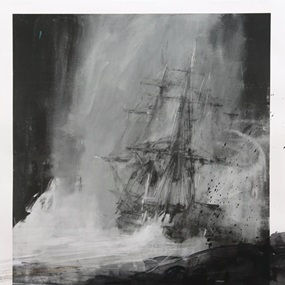 Seascape With Charcoal (XL Black) by Jake Wood-Evans