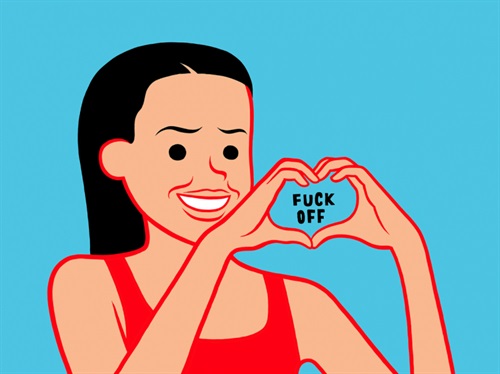 Fuck Off (First Edition) by Sir Joan Cornellà