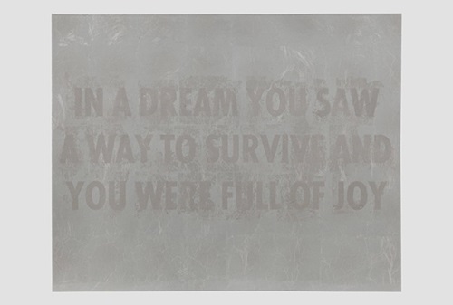 In A Dream  by Jenny Holzer