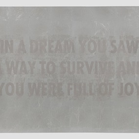 In A Dream by Jenny Holzer
