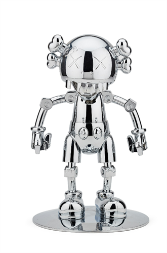 No Future Companion (Silver) by Kaws | Hajime Sorayama