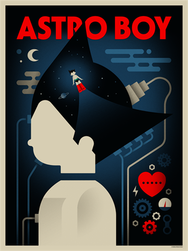 Astro Boy (Variant) by Michael De Pippo