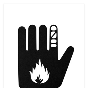 Ceasefire (White) by Robert Del Naja