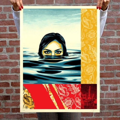 Treading Water  by Shepard Fairey