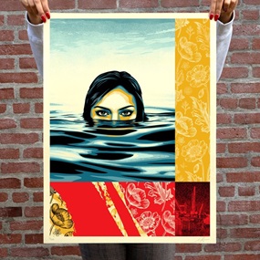Treading Water by Shepard Fairey