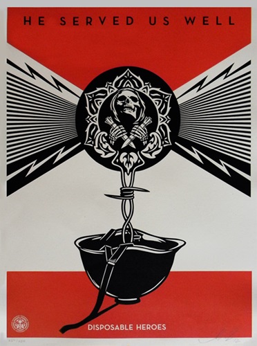 Disposable Heroes (Exhibit A Edition) by Shepard Fairey