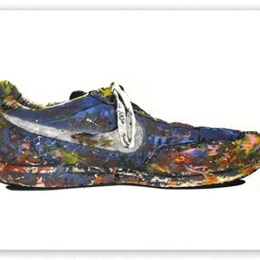 Shoe (Silver) by Mr Brainwash