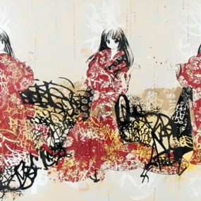 Graf Geisha Triptych by Hush