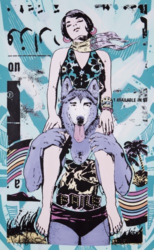 Paradise (Turquoise) by Faile