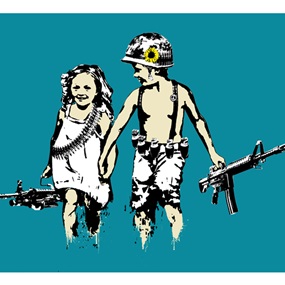 Play Date (Teal) by Rene Gagnon