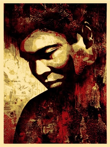 Ali Canvas Print  by Shepard Fairey