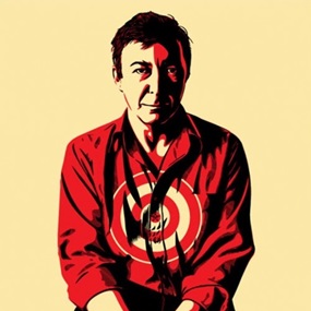 Jasper Johns (Cream) by Shepard Fairey