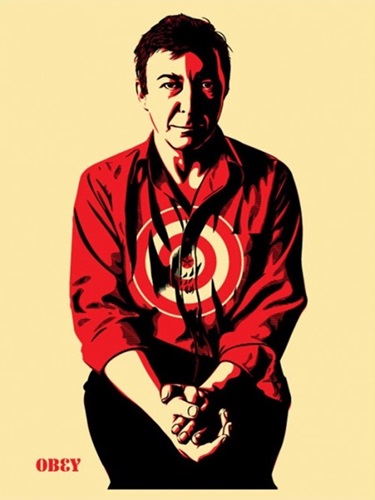 Jasper Johns (Cream) by Shepard Fairey