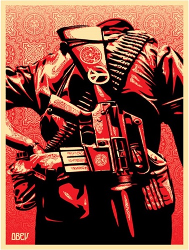 Duality Of Humanity 3  by Shepard Fairey