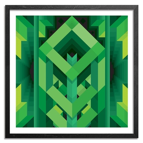 Untitled Detroit Deco (30 x 30 Inch Edition) by Dalek