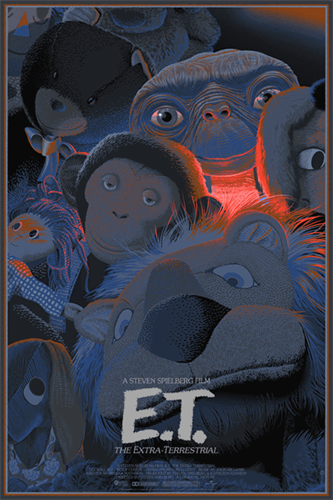 E.T. The Extra-Terrestrial (Variant) by Laurent Durieux