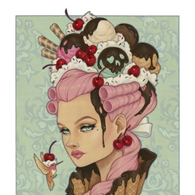 Her Sundae Best (Hand-Embellished) by Glenn Arthur