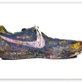 Shoe (Pink) by Mr Brainwash