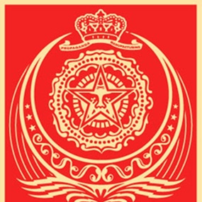 Ankara (Red) by Shepard Fairey