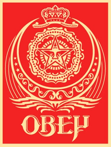 Ankara (Red) by Shepard Fairey