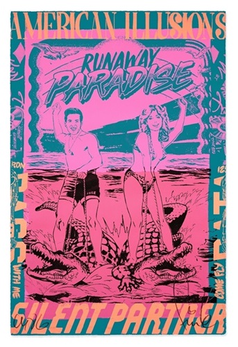 Runaway Paradise (Teal) by Faile