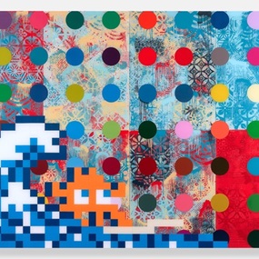 Troubled Waters by Damien Hirst | Shepard Fairey | Space Invader