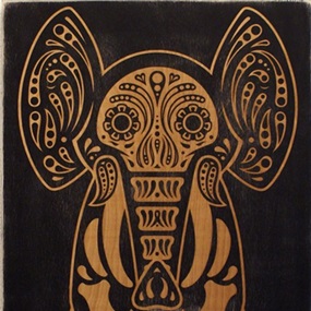 Elephant Of The Dead (Black) by Philip Lumbang | Ernesto Yerena
