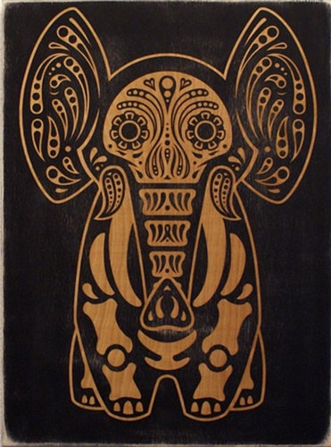 Elephant Of The Dead (Black) by Philip Lumbang | Ernesto Yerena