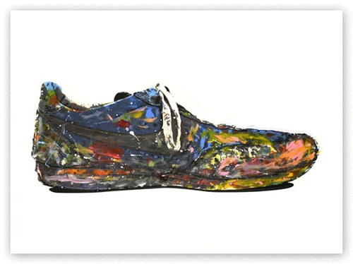 Shoe (Black) by Mr Brainwash