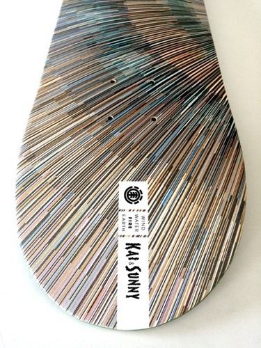 Fire Skate Deck  by Kai & Sunny