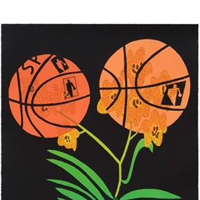 Double Basketball Orchid (State 2) by Jonas Wood