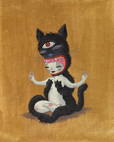 The Sanctum Of Purr  by Gary Baseman