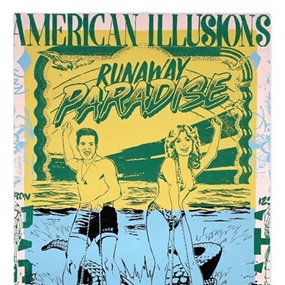 Runaway Paradise (Green) by Faile