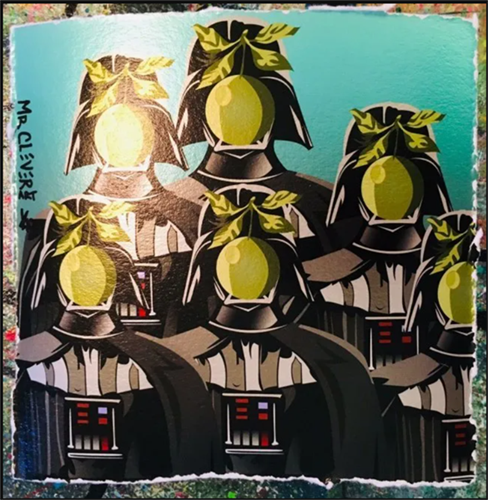 Darth Apple Heads (Metallic Green) by Mr Clever