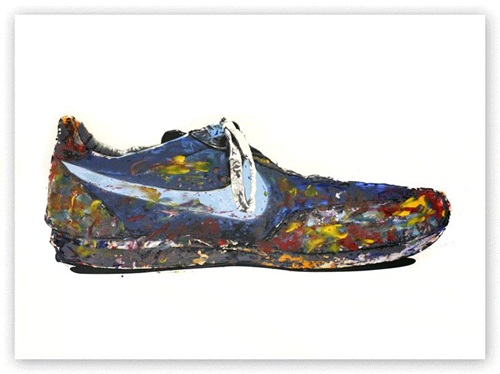 Shoe (Light Blue) by Mr Brainwash