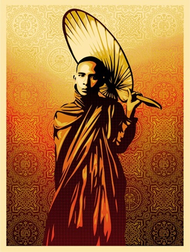 Burmese Monk  by Shepard Fairey