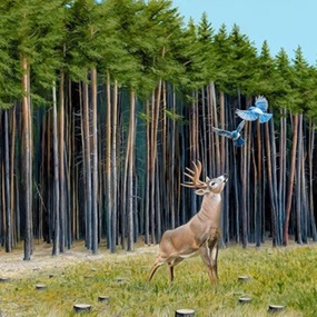 The Messengers by Josh Keyes