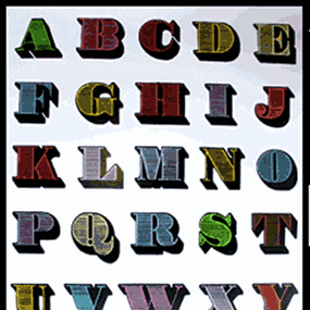 Alphabet Street by Ben Eine