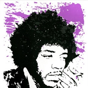 Purple Splash by Mr Brainwash