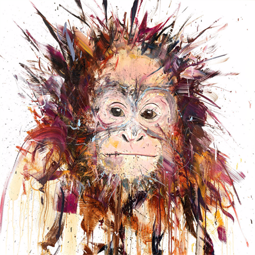 Orangutan (Hand-Finished) by Dave White